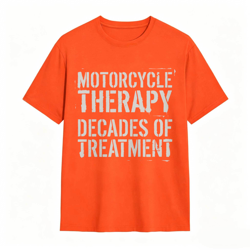 Motorcycle Therapy Decades Of Treatment T-shirt