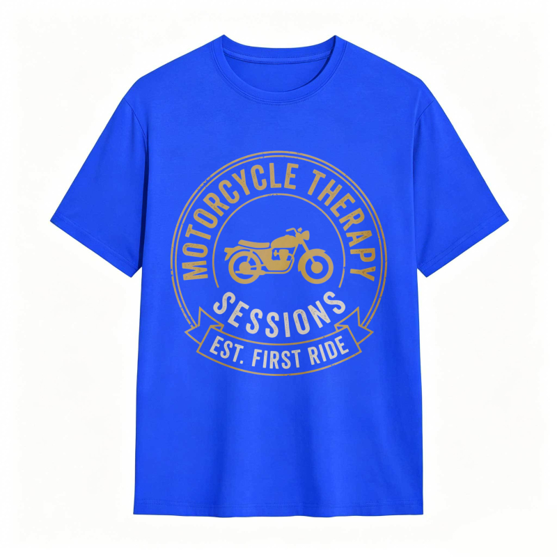 Motorcycle Therapy Sessions Est First Ride T-shirt
