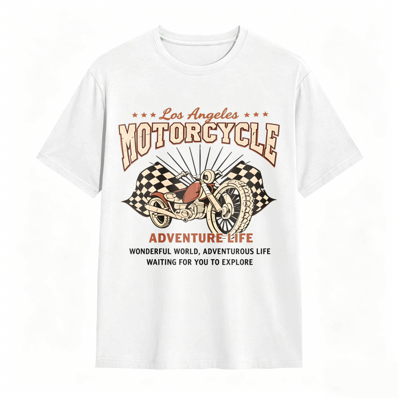 Los Angeles Motorcycle Adventure Life Unisex Classic T-shirt