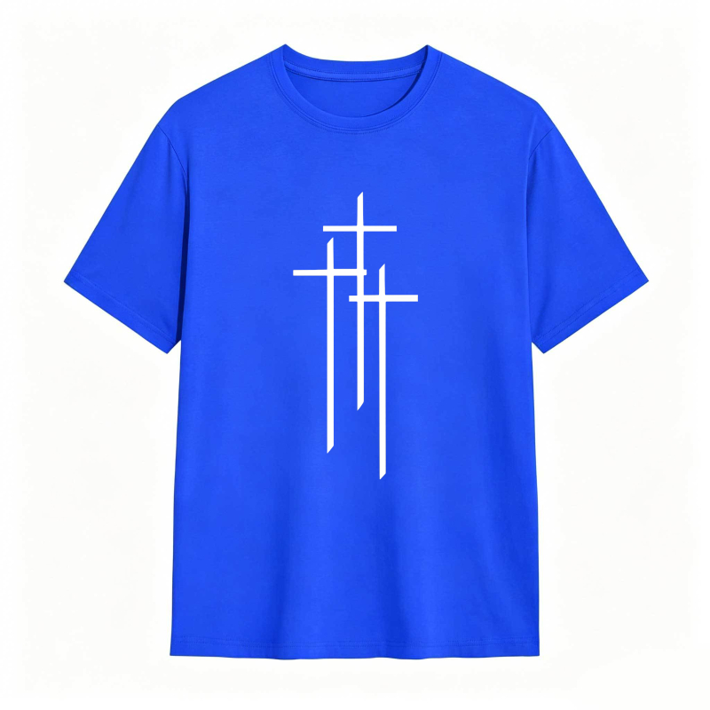 Three Crosses Design Unisex Classic T-shirt