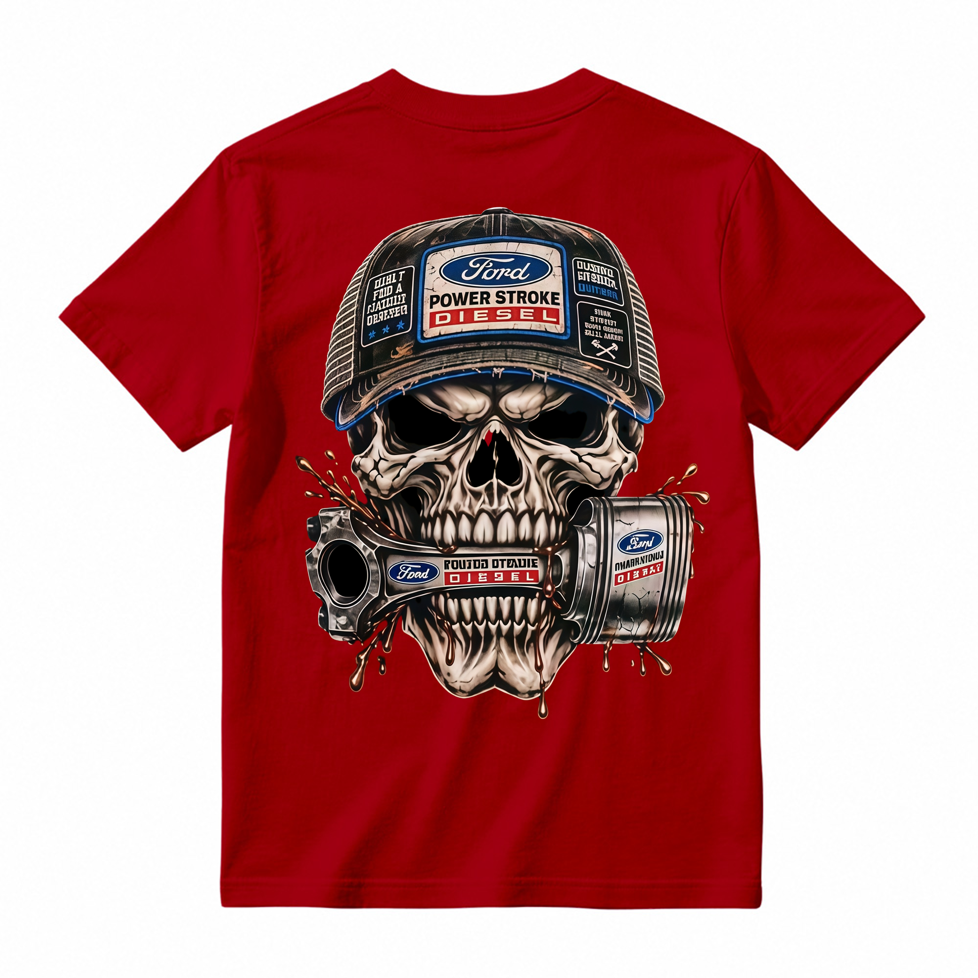 Heavy Metal Mechanic Skull T-Shirt Bundle , Diesel Power, Turbo Engine & Power Tool Graphic Tees