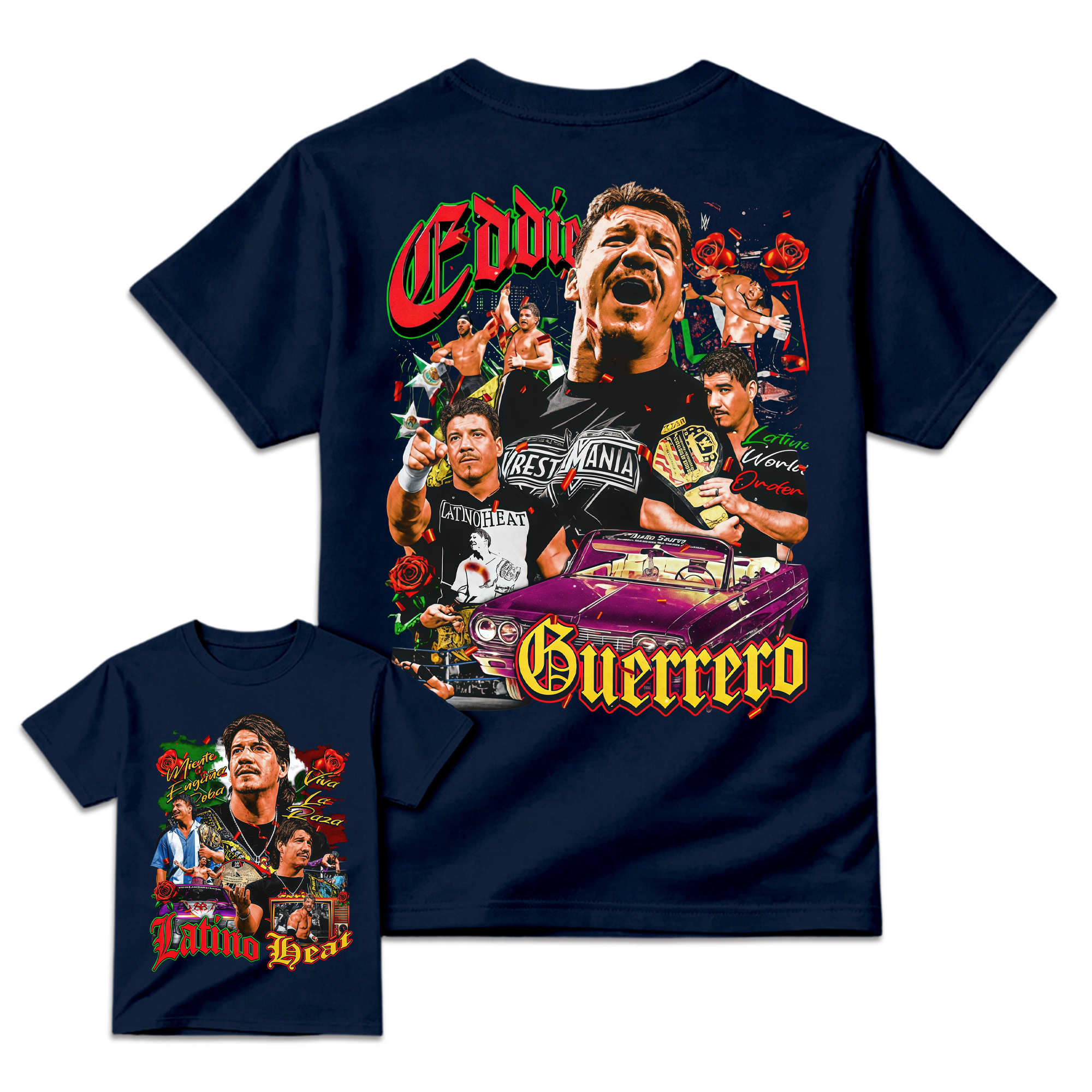 Vintage Wrestling Tee, Men's Classic Fit Short Sleeve Graphic Top, 100% Cotton Streetwear , Shortsleeve, Tops, Clothes, Menswear, Print