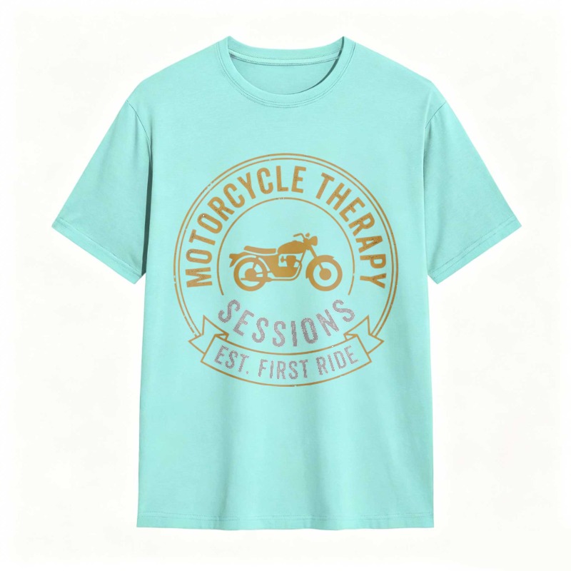 Motorcycle Therapy Sessions Est First Ride T-shirt