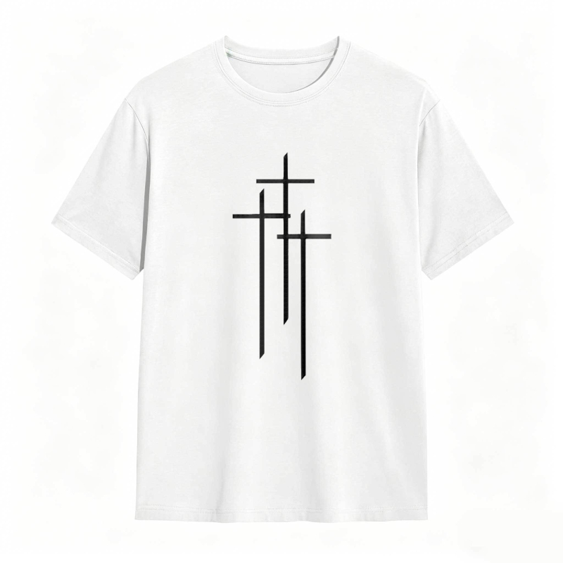 Three Crosses Design Unisex Classic T-shirt
