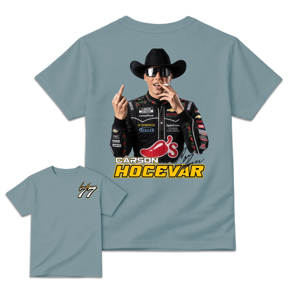 Carson H0cevar Fight Shirt, Hocevar Racing TShirt, Vintage NASCAR Graphic Tee, Hocevar Racing Fan Gift, Number 77