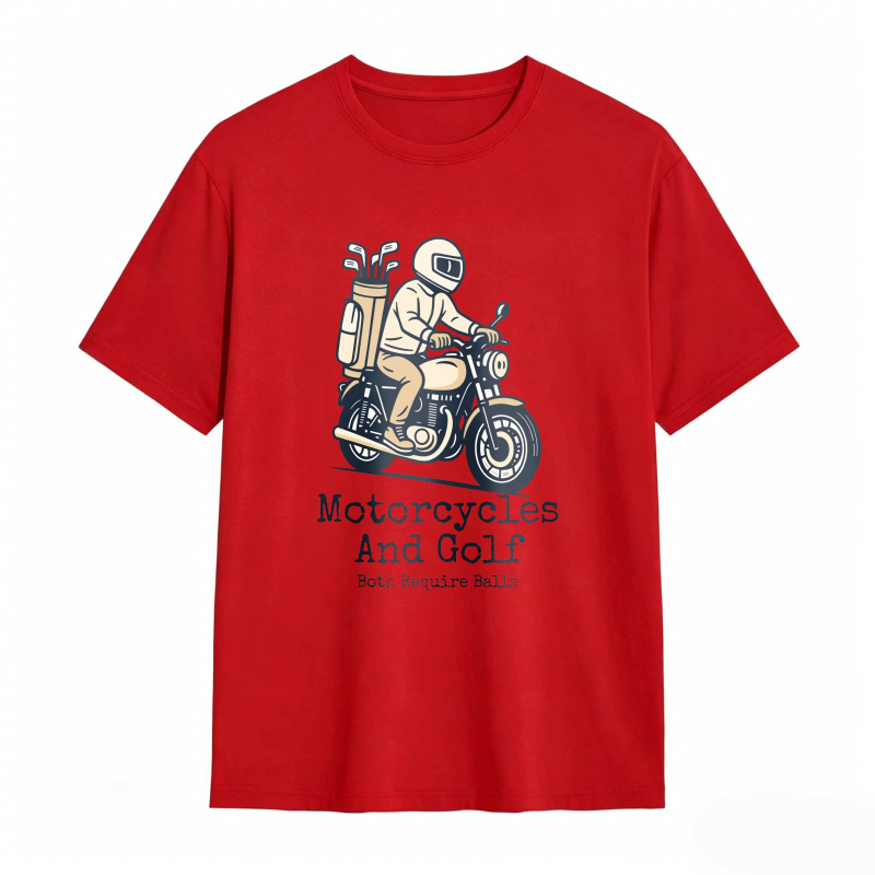 Motorcycles And Golf Both Require Skills Unisex Classic T-shirt