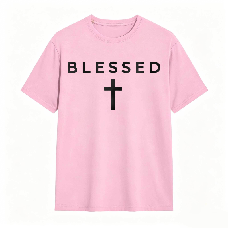 Blessed Cross Design Unisex Classic T-shirt
