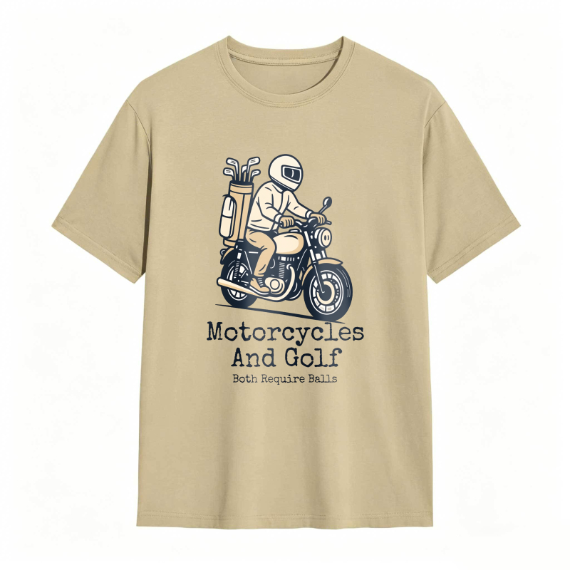 Motorcycles And Golf Both Require Skills Unisex Classic T-shirt