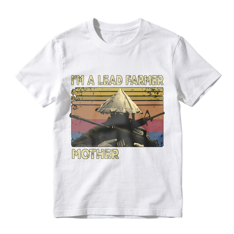 I'm A Lead Farmer Mother Vintage Retro Graphic Unisex Classic T-shirt