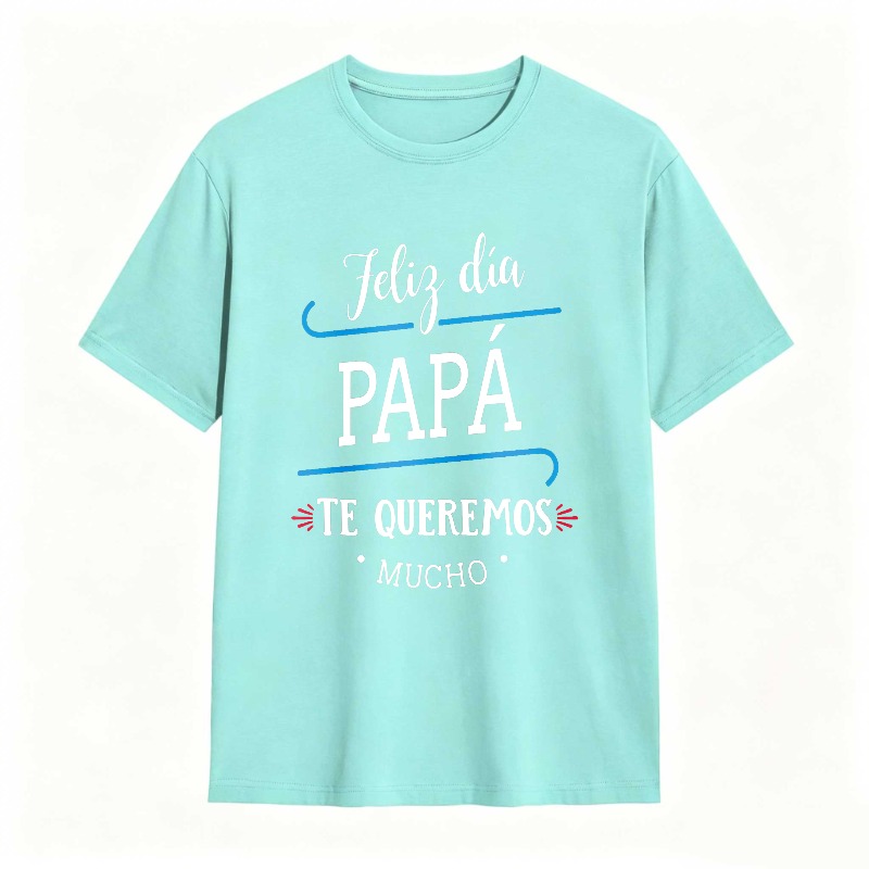 Happy Fathers Day Dad We Love You So Much Unisex Classic T-shirt