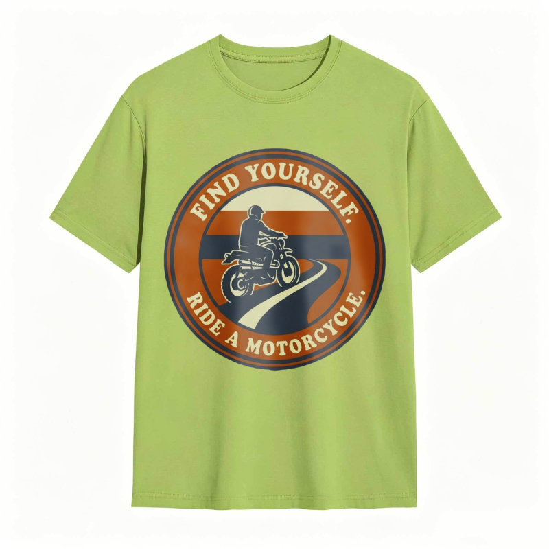 Find Yourself Ride A Motorcycle Graphic T-shirt