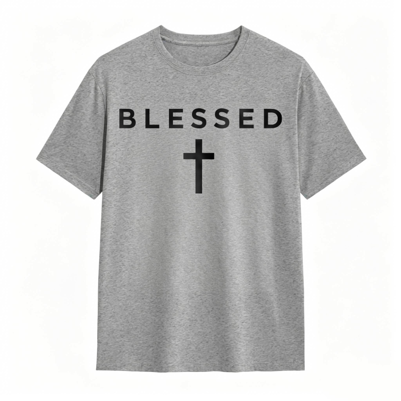 Blessed Cross Design Unisex Classic T-shirt