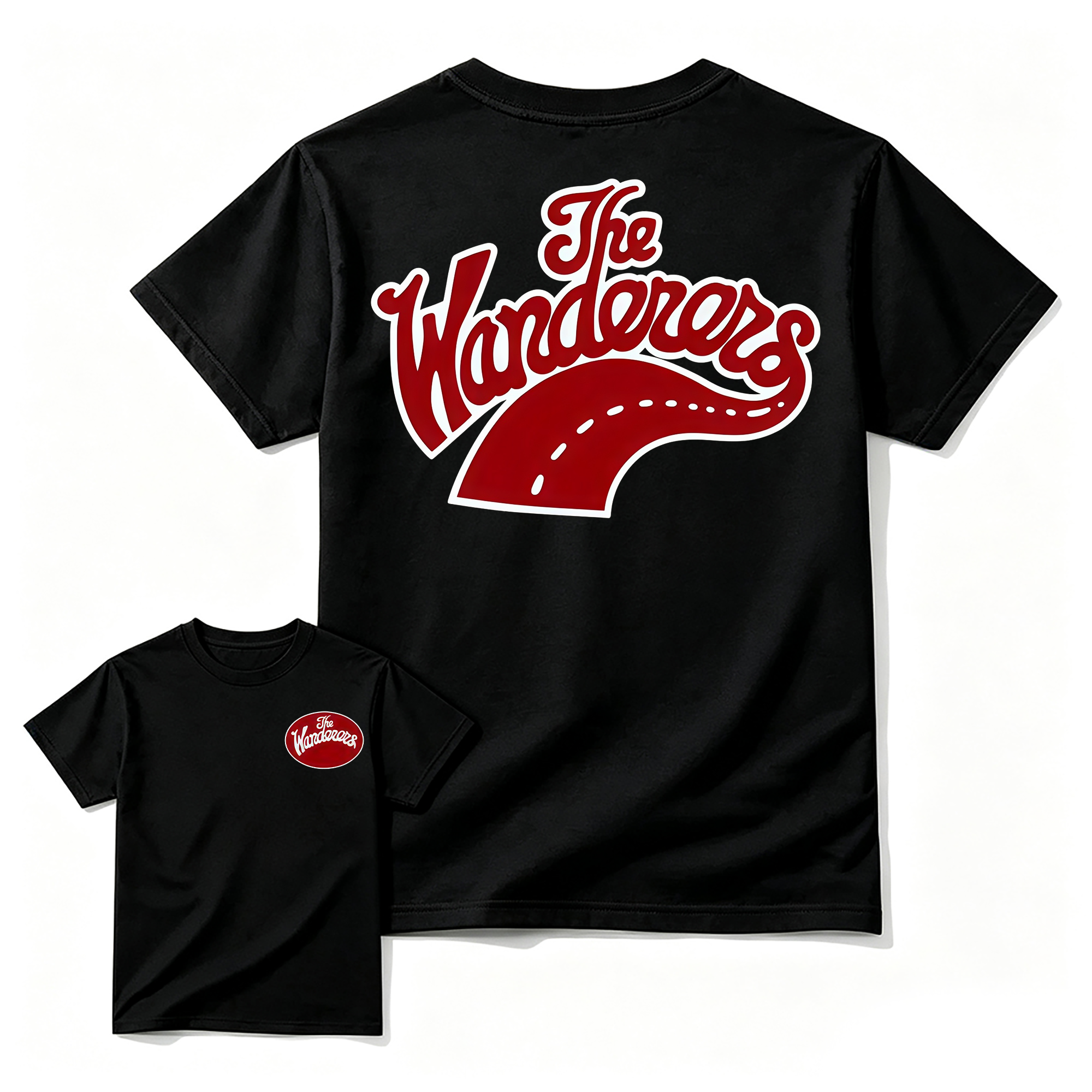 Classic Cult Film Graphic Tee, Retro Street Gang T-Shirt, The Wanderers Against The World Shirt
