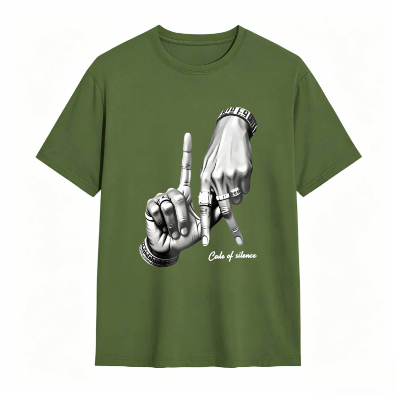 Hand Gesture Code Of Silence Unisex Classic T-shirt