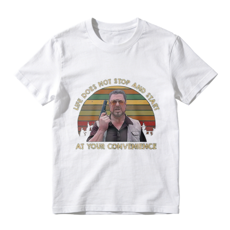 Life Does Not Stop And Start At Your Convenience Vintage Retro Sunburst Graphic Unisex Classic T-shirt