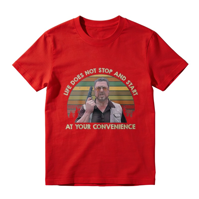 Life Does Not Stop And Start At Your Convenience Vintage Retro Sunburst Graphic Unisex Classic T-shirt