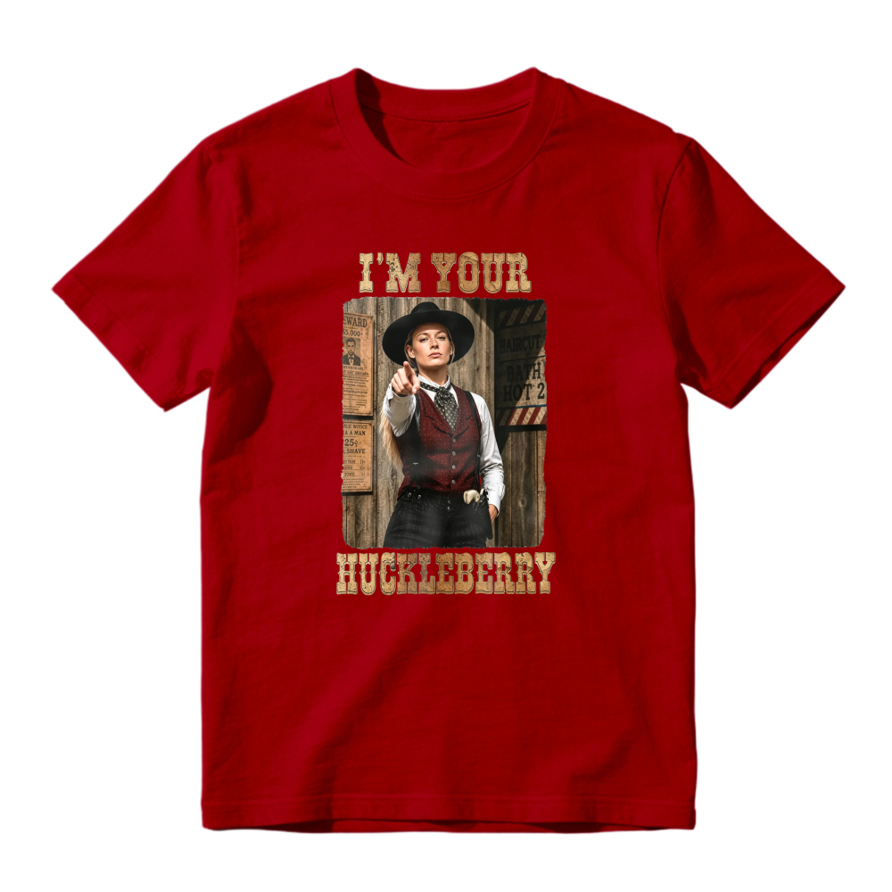 I'm Your Huckleberry Western Movie Quote Vintage Graphic Unisex Classic T-shirt