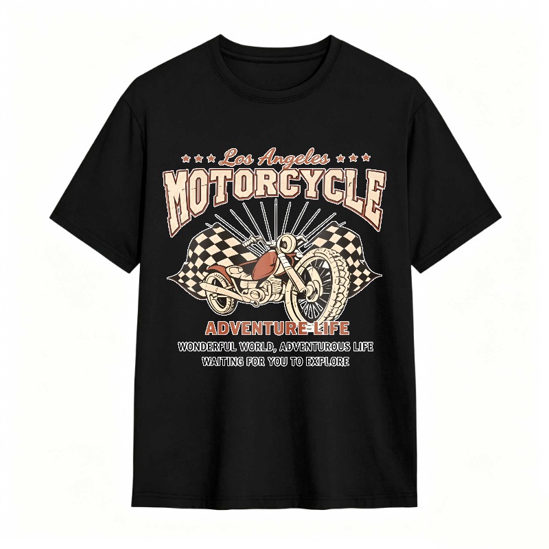 Los Angeles Motorcycle Adventure Life Unisex Classic T-shirt
