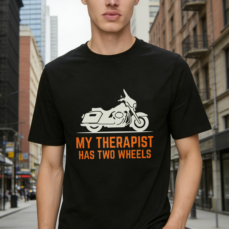 Motorcycle Therapy Quote T-shirt