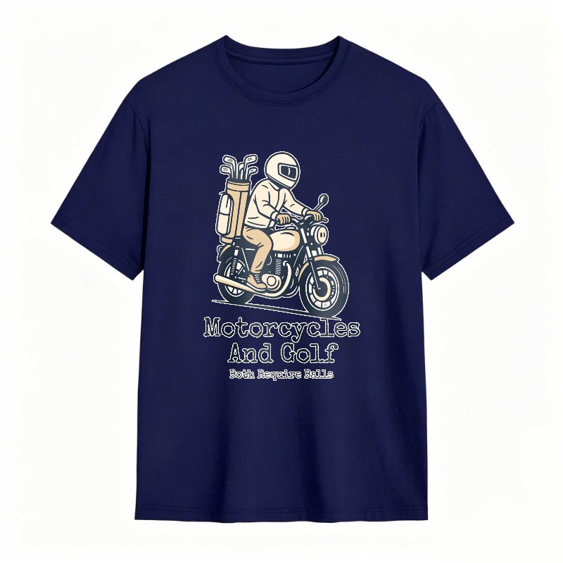 Motorcycles And Golf Both Require Skills Unisex Classic T-shirt