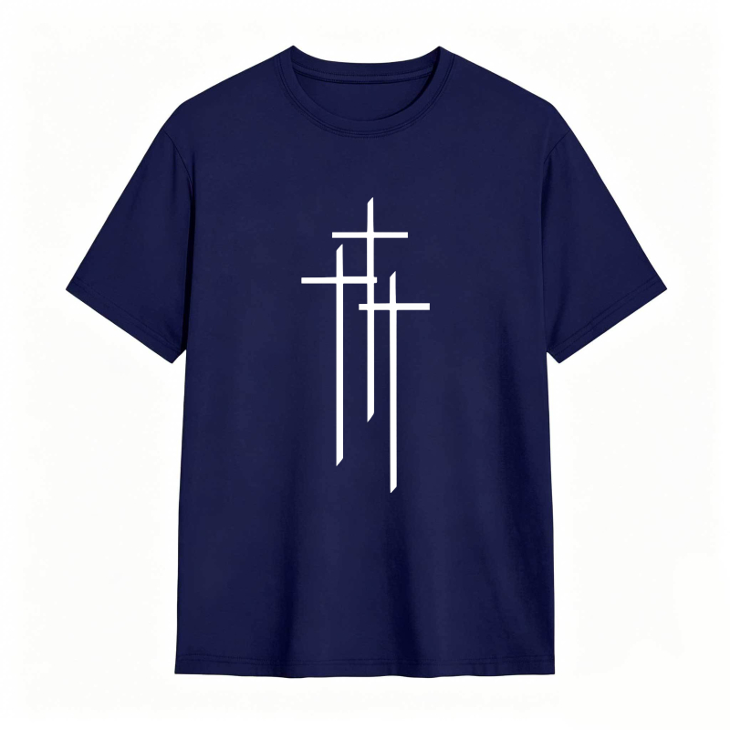 Three Crosses Design Unisex Classic T-shirt