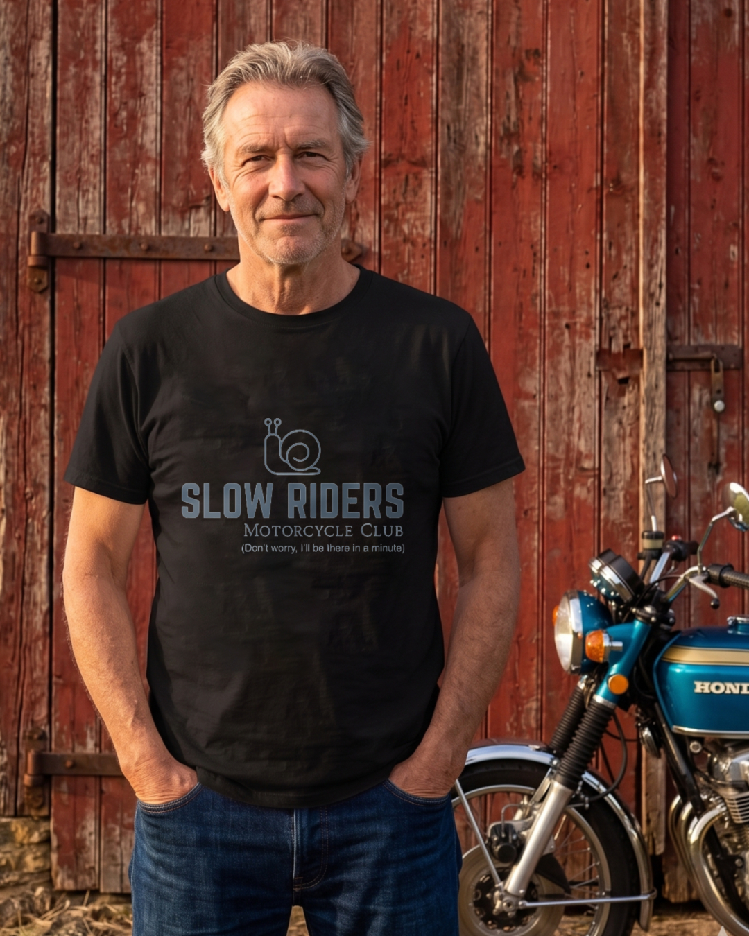 Snail Slow Riders Motorcycle Club T-shirt
