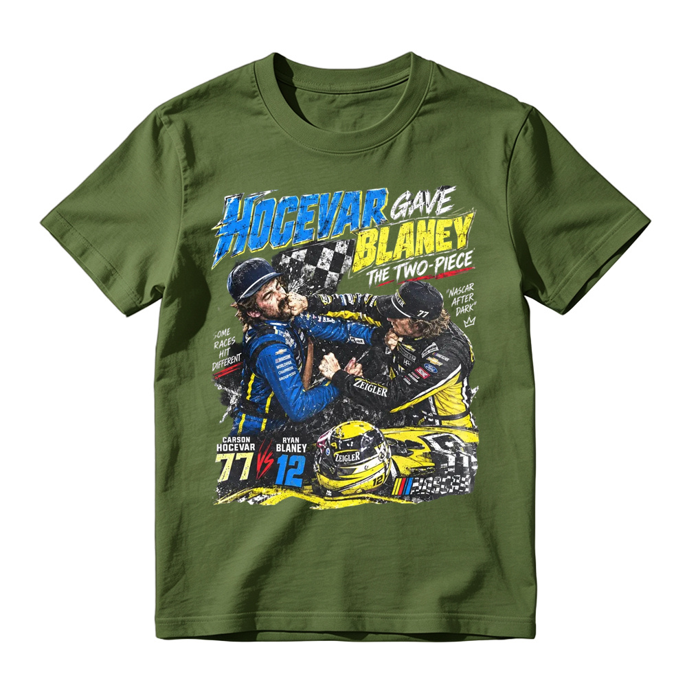 Ryan Blaney vs Carson Hocevar Shirt, Carson Hocevar Ryan Blaney Fight Sweatshirt, Racing Graphic Tee