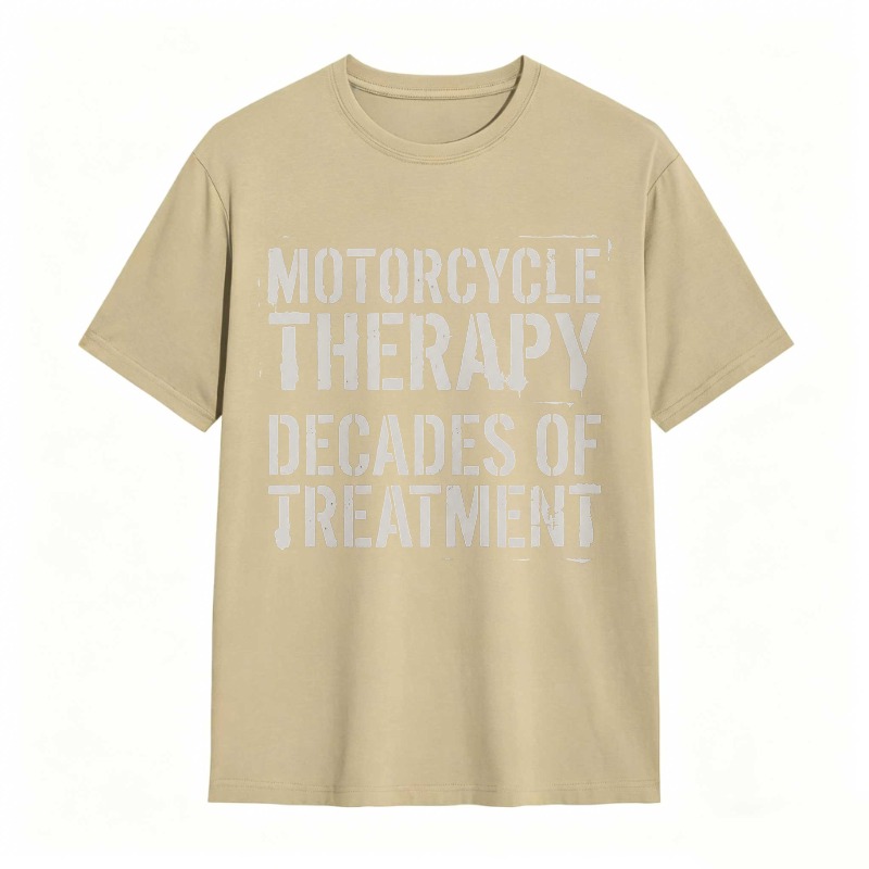 Motorcycle Therapy Decades Of Treatment T-shirt