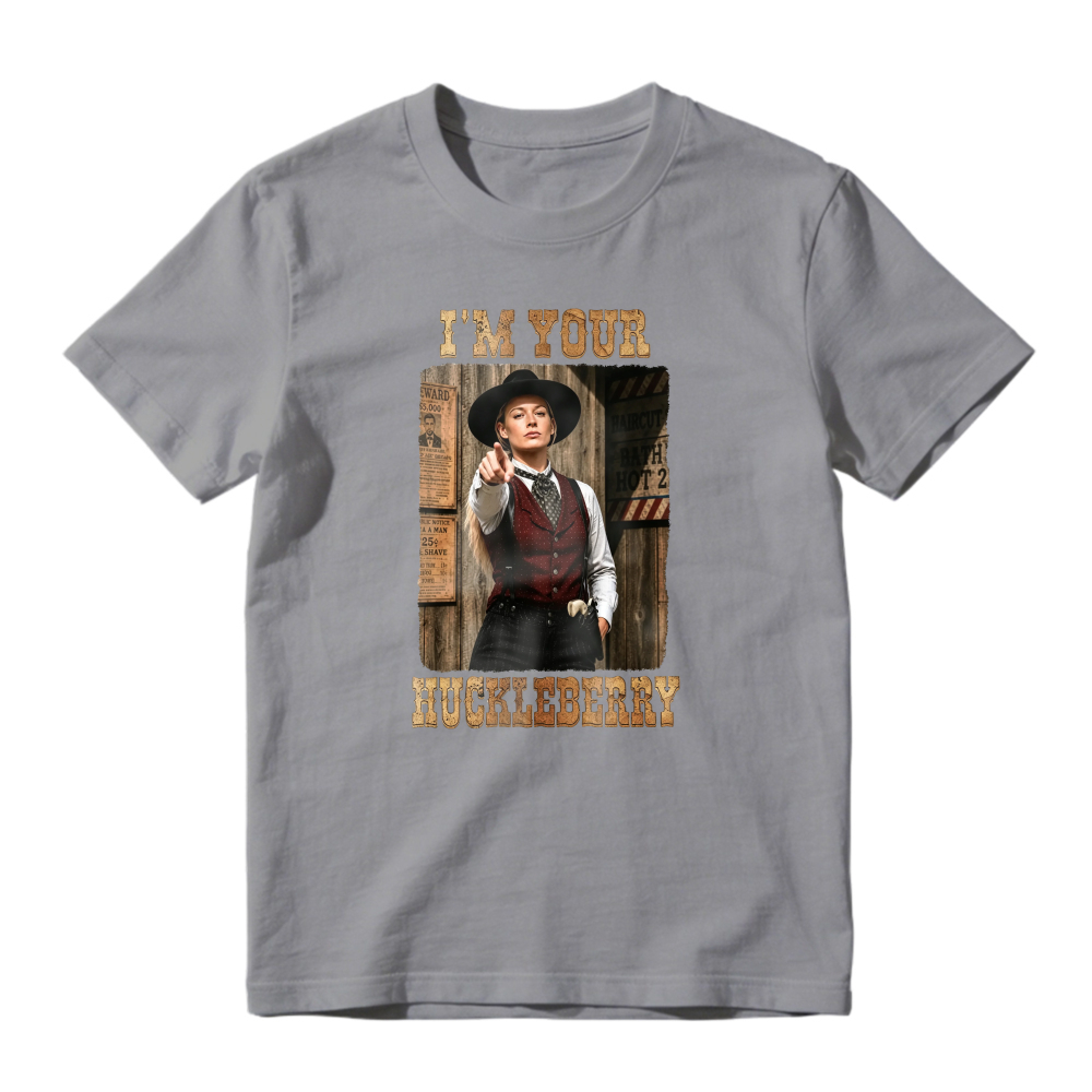 I'm Your Huckleberry Western Movie Quote Vintage Graphic Unisex Classic T-shirt