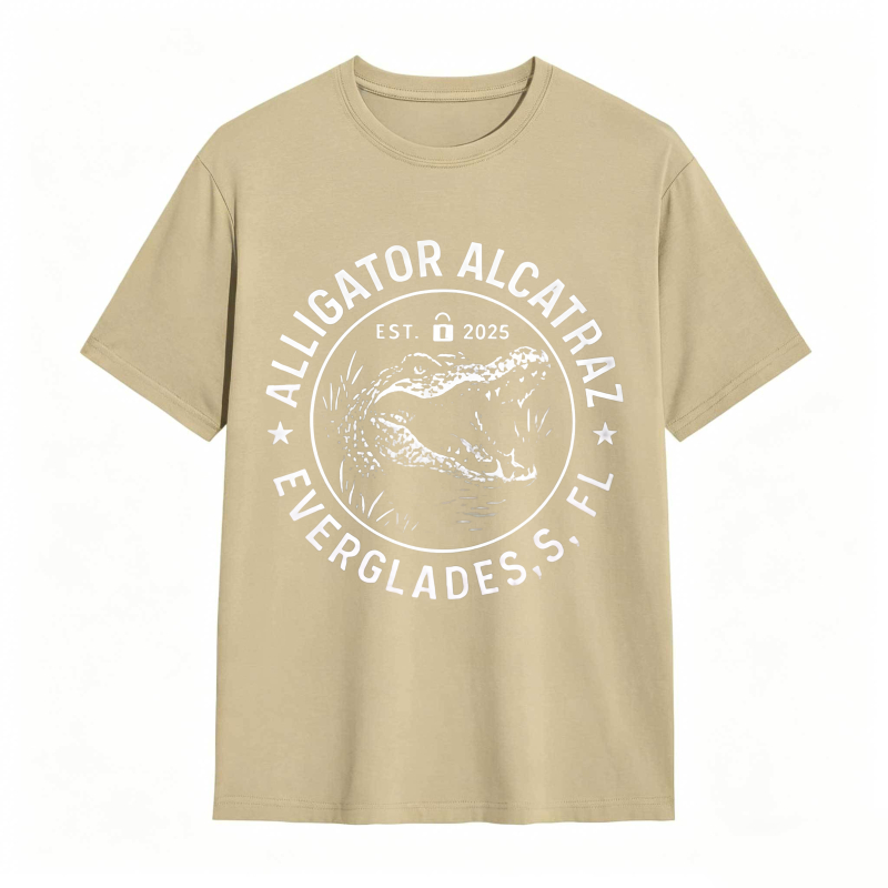 Alligator Alcatraz Everglades Fl Est 2025 Unisex Classic T-shirt