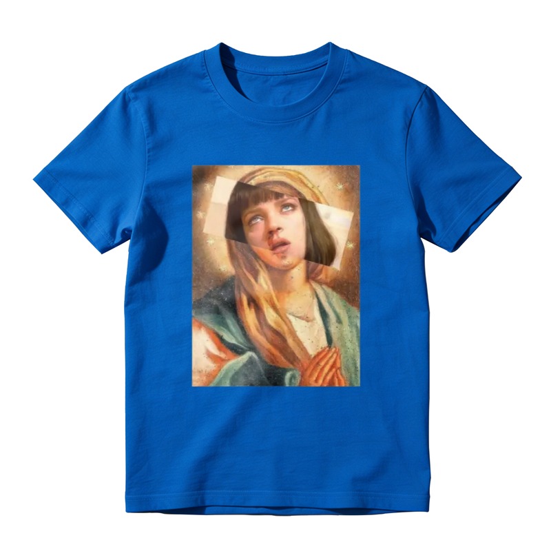 Vintage Religious Saint Mary Art Print Unisex Classic T Shirt