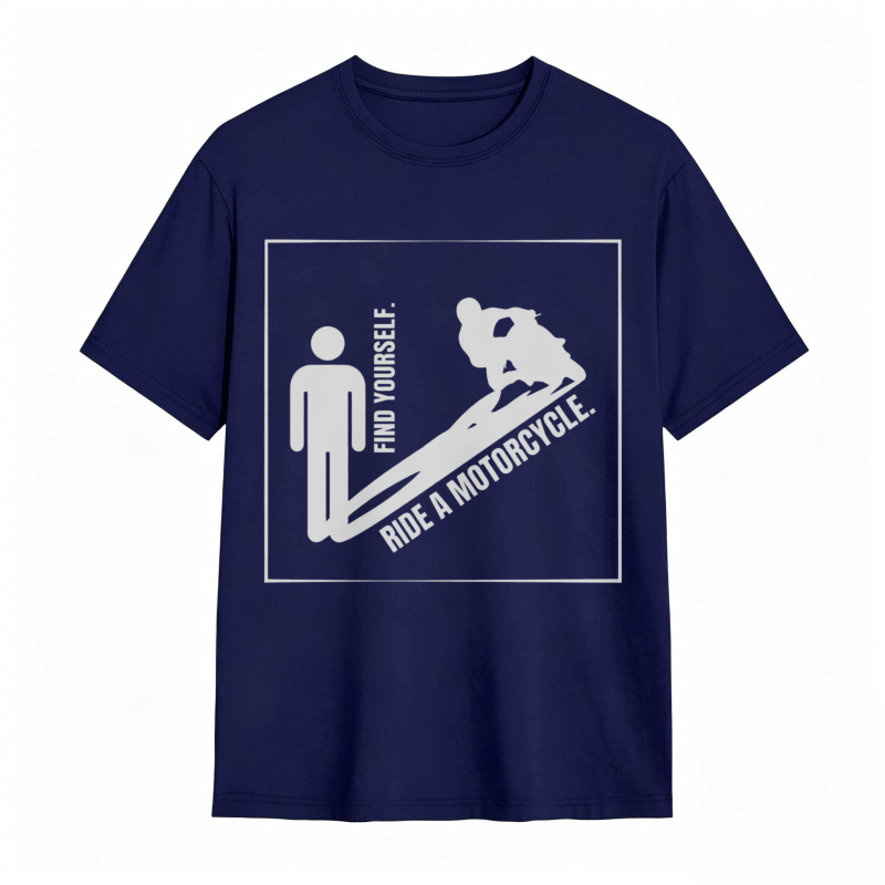 Find Yourself Ride A Motorcycle Graphic T-shirt