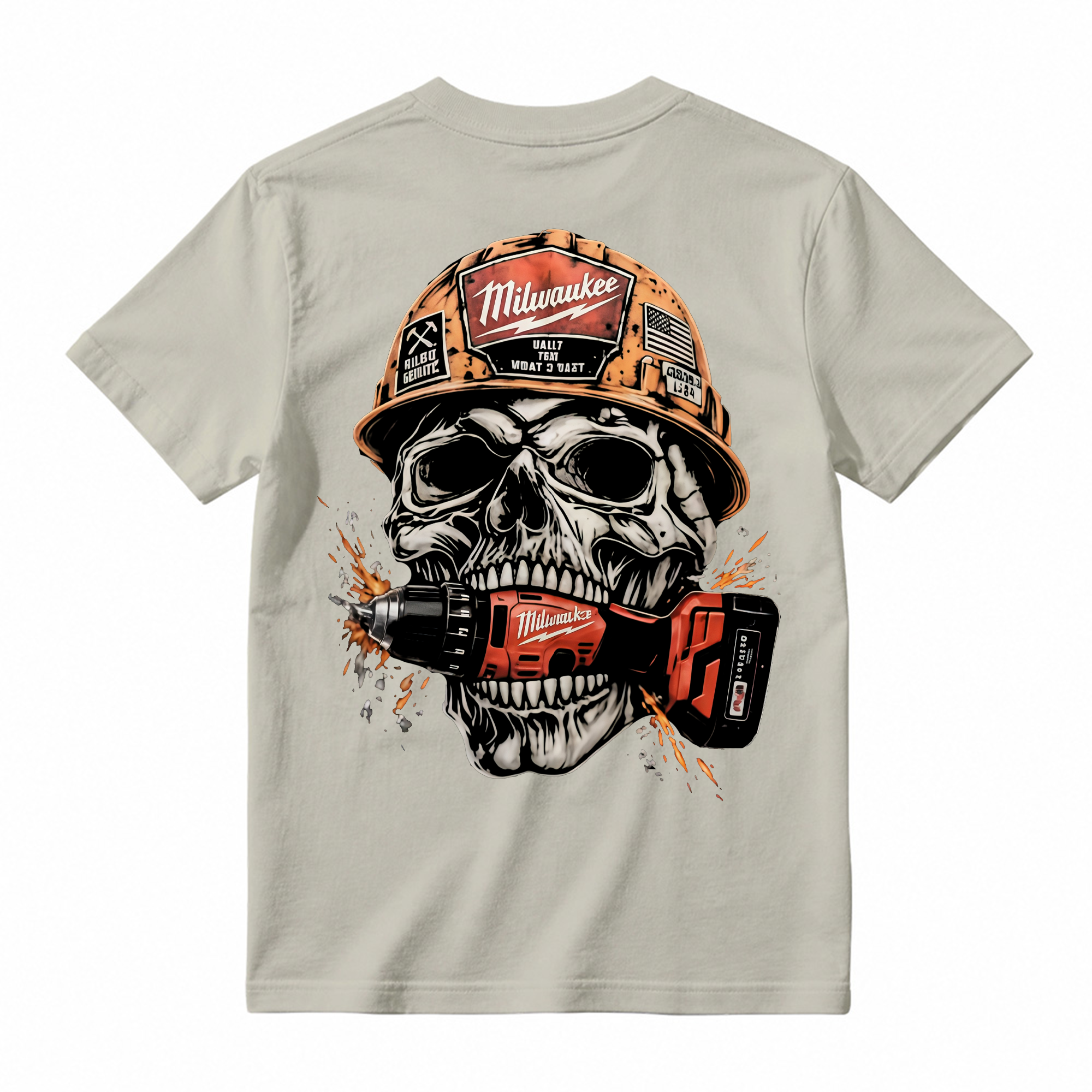Heavy Metal Mechanic Skull T-Shirt Bundle , Diesel Power, Turbo Engine & Power Tool Graphic Tees