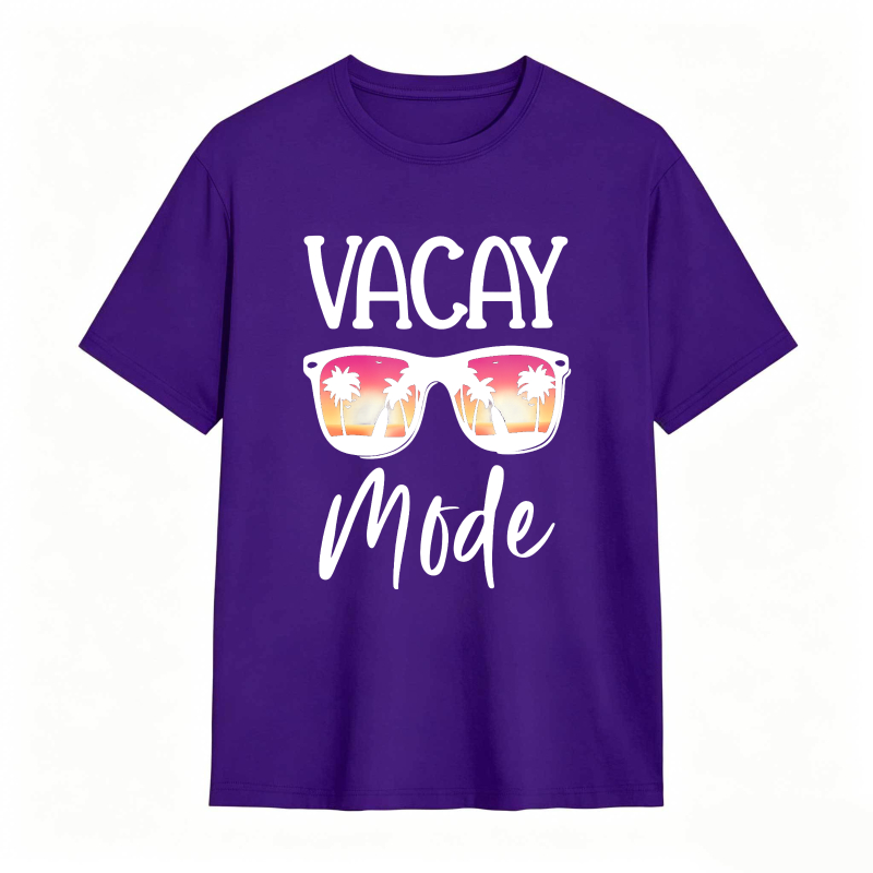 Vacay Mode Sunglasses Palm Tree Sunset Design Unisex Classic T-shirt