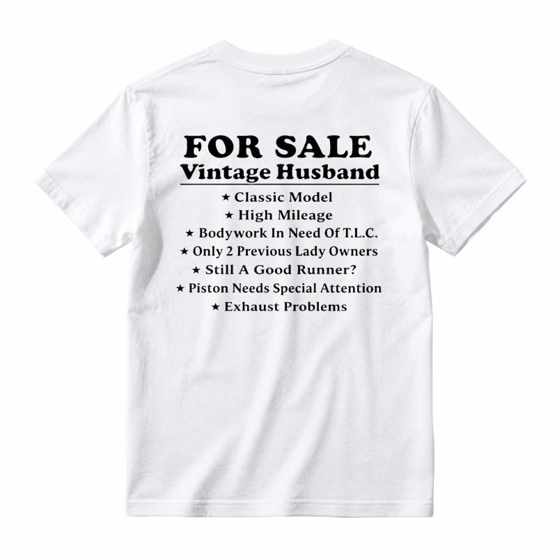 For Sale Vintage Husband Classic Model High Mileage Bodywork In Need Of T L C Only 2 Previous Lady Owners Still A Good Runner Piston Needs Special Attention Exhaust Problems Unisex Classic T-shirt