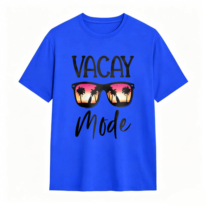 Vacay Mode Sunglasses Palm Tree Sunset Design Unisex Classic T-shirt