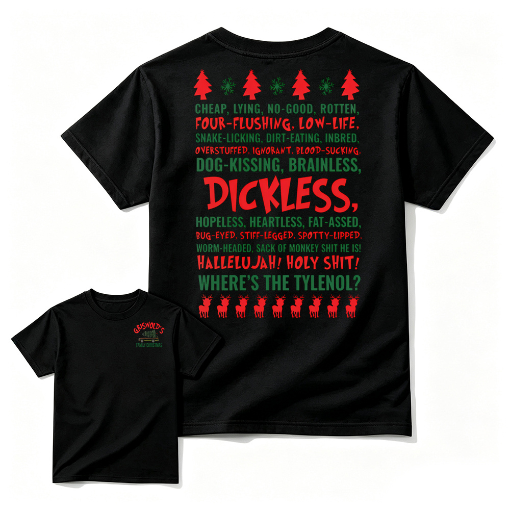 Merry Christmas Vacation Sweatshirt, National Lampoon Movie Quote Tee, Clark Griswold Shirt, Ugly Holiday Gift, Winter Family X