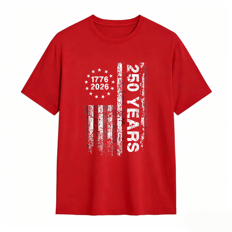 American Flag 1776 2026 250 Years Independence Day T-shirt
