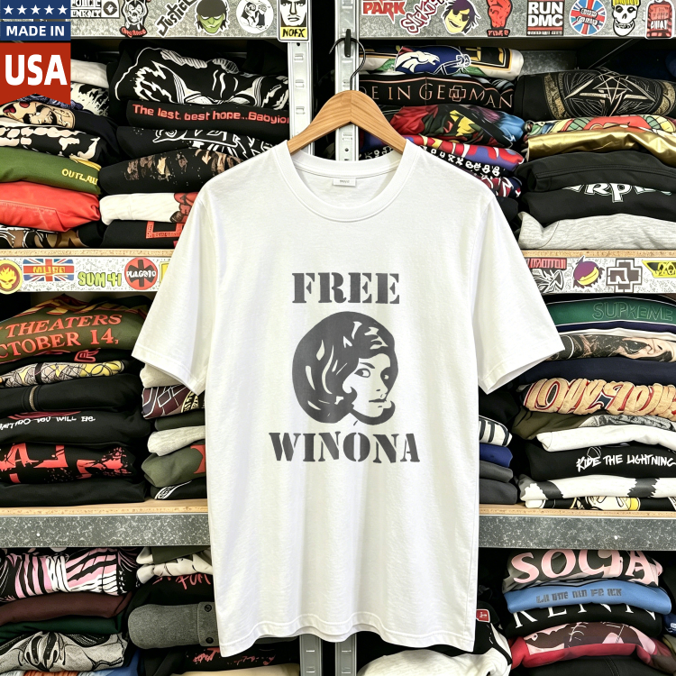 CozTee 90s Free Winona Ultra Rare Graphic T-Shirt