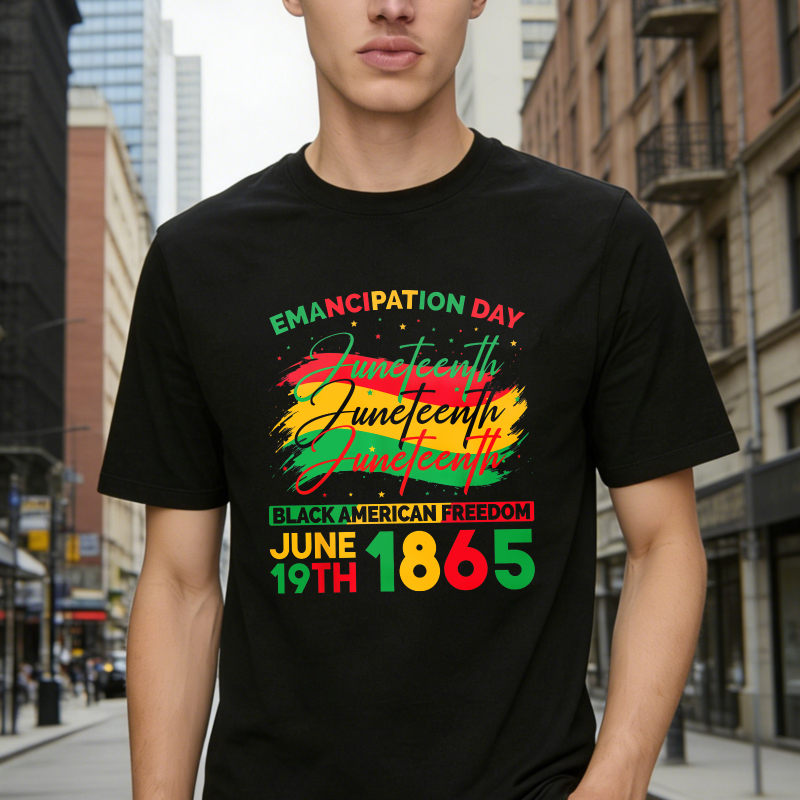 Emancipation Day Juneteenth Black American Freedom June 19th 1865 T-shirt