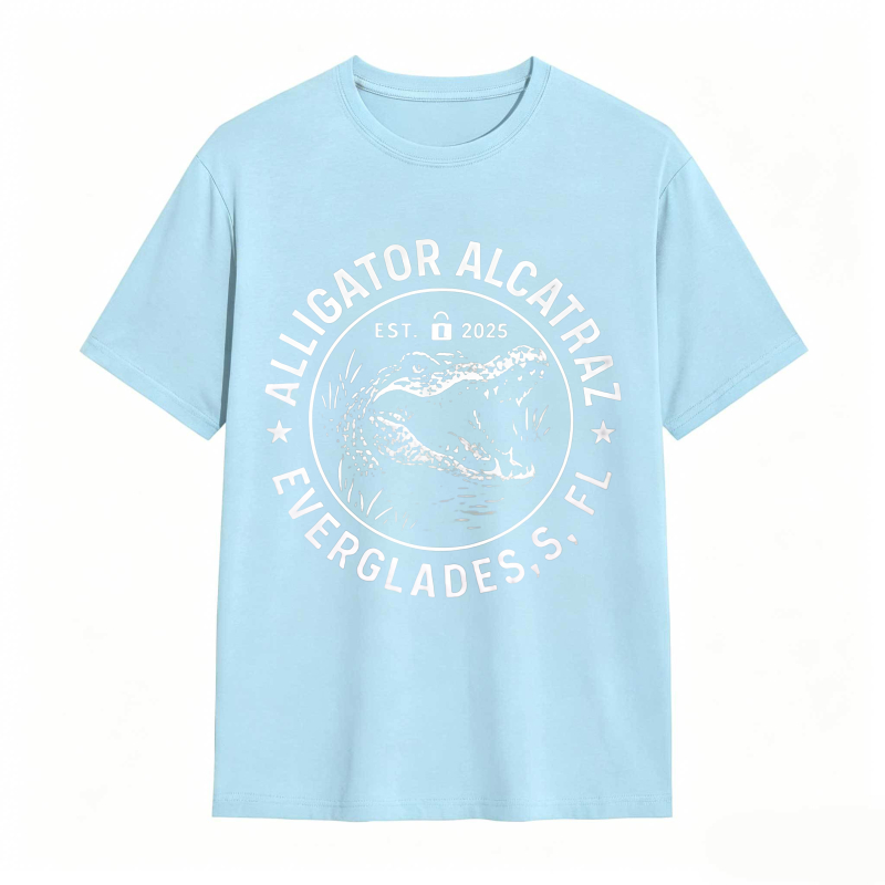 Alligator Alcatraz Everglades Fl Est 2025 Unisex Classic T-shirt