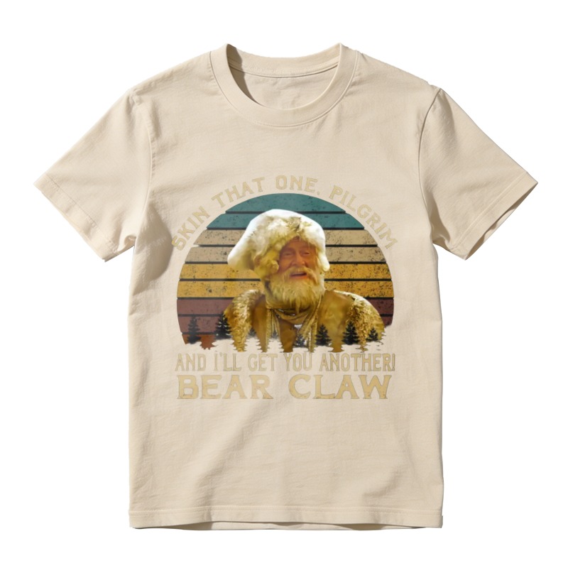 Skin That One Pilgrim And Ill Get You Another Bear Claw Vintage Retro Unisex Classic T-shirt