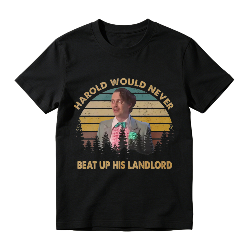 Harold Would Never Beat Up His Landlord Vintage Portrait Unisex Classic T-shirt