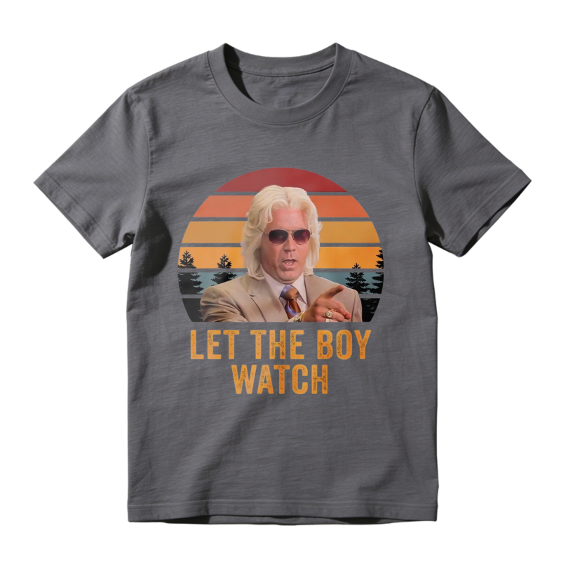 Let The Boy Watch Vintage Retro Sunset Unisex Classic T-shirt