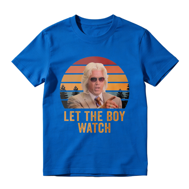 Let The Boy Watch Vintage Retro Sunset Unisex Classic T-shirt