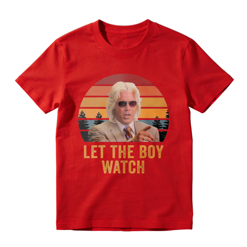 Let The Boy Watch Vintage Retro Sunset Unisex Classic T-shirt