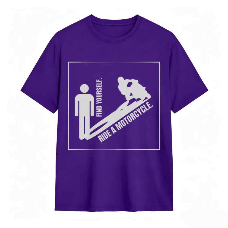 Find Yourself Ride A Motorcycle Graphic T-shirt