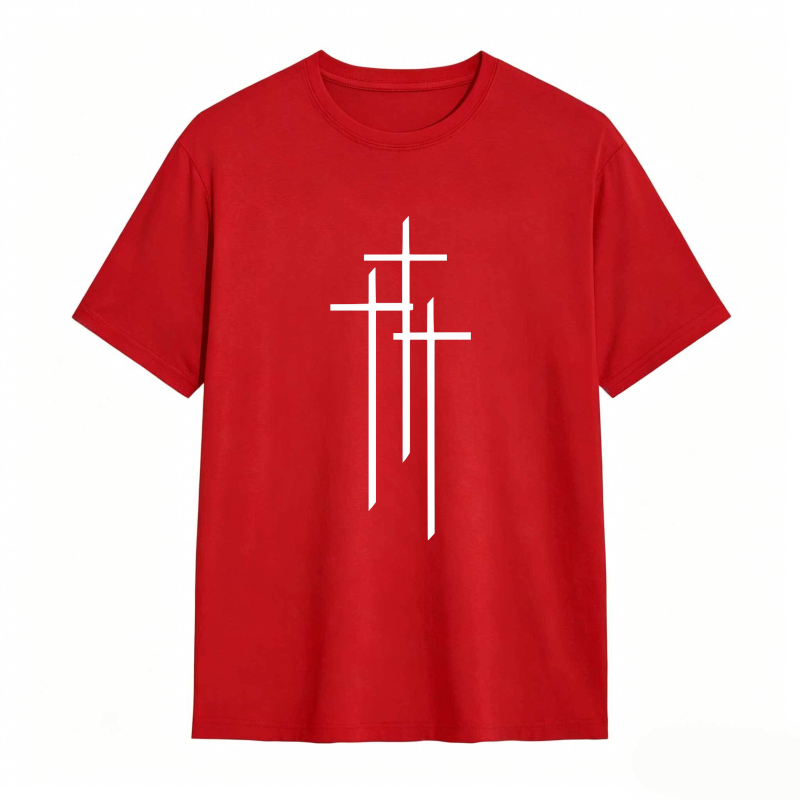 Three Crosses Design Unisex Classic T-shirt