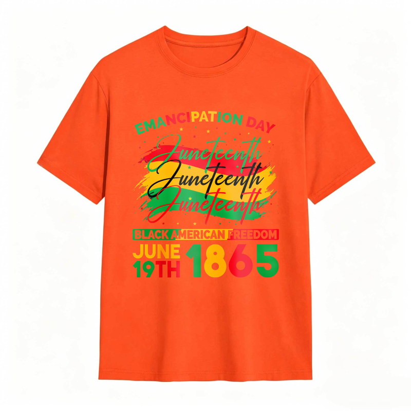 Emancipation Day Juneteenth Black American Freedom June 19th 1865 T-shirt