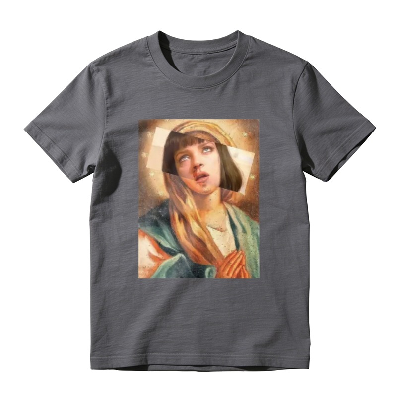 Vintage Religious Saint Mary Art Print Unisex Classic T Shirt